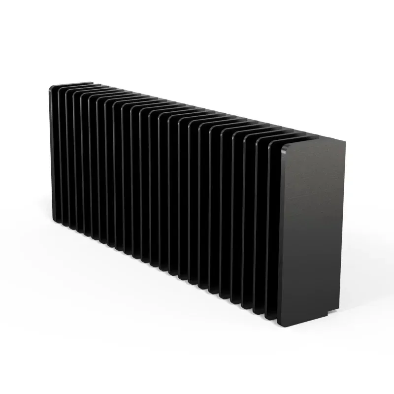 Qing Feng Amplifier heatsink 300mm width full piece - 50mm thickness, multiple heights available