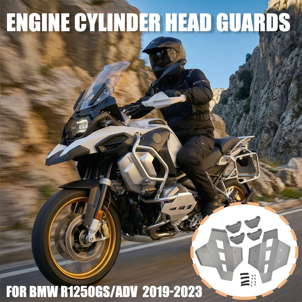 

R 1250 GS Motorcycle Engine Cylinder Head Guards Protector Cover Guard For BMW R1250GS ADV Adventure 2019 2020 2021 2022 2023