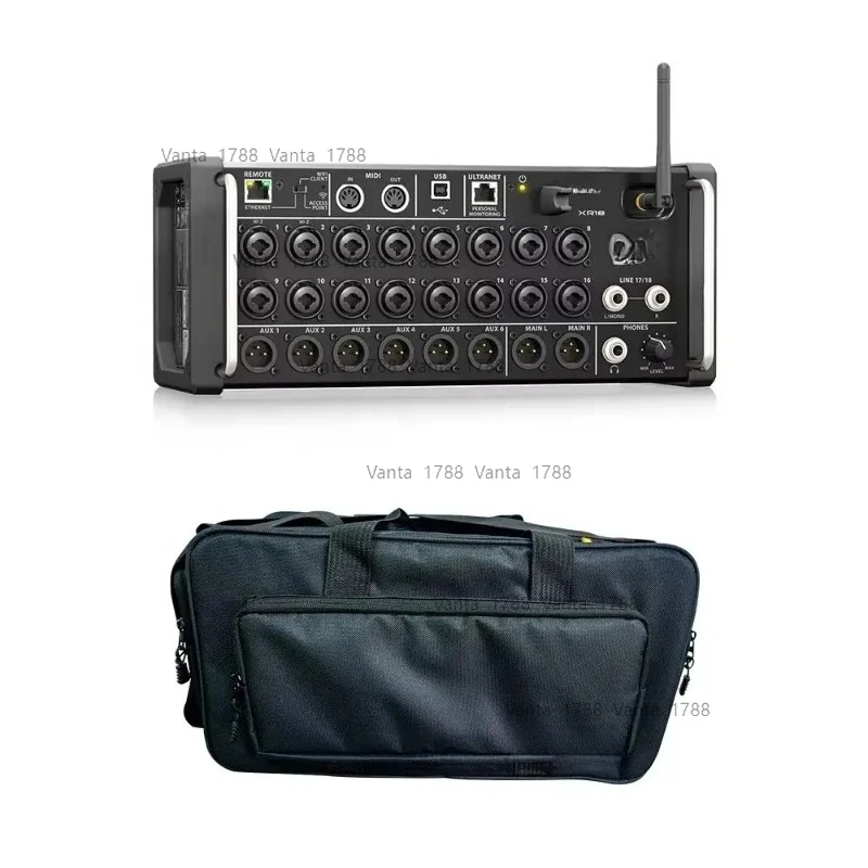 Behringer X Air XR18 Mezclador digital y paquete de bolsa portátil Equipo de estudio Consola digital de rack de 18 canales Exterior Interior