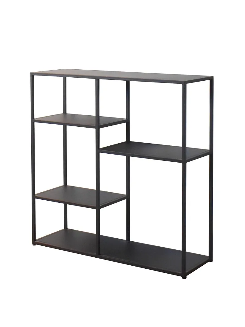 

Nordic wrought iron shelf sofa side simple storage rack living room display rack floor porch rack decorative small bookshelf