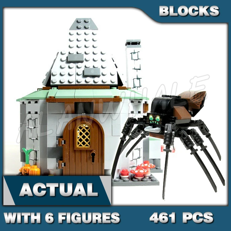 

461pcs Magical World of Wizards School Hagrid's Hut Cabin Aragog Giant Spiders 39157 Building Blocks Toy Compatible With Model