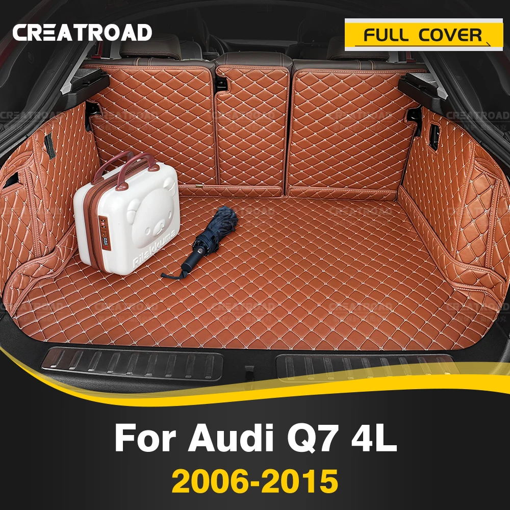 

CREATROAD For Audi Q7 4L 2006-2015 2014 2013 Auto Full Coverage Trunk Mat Car Protective Pad Cargo Liner Interior Accessories