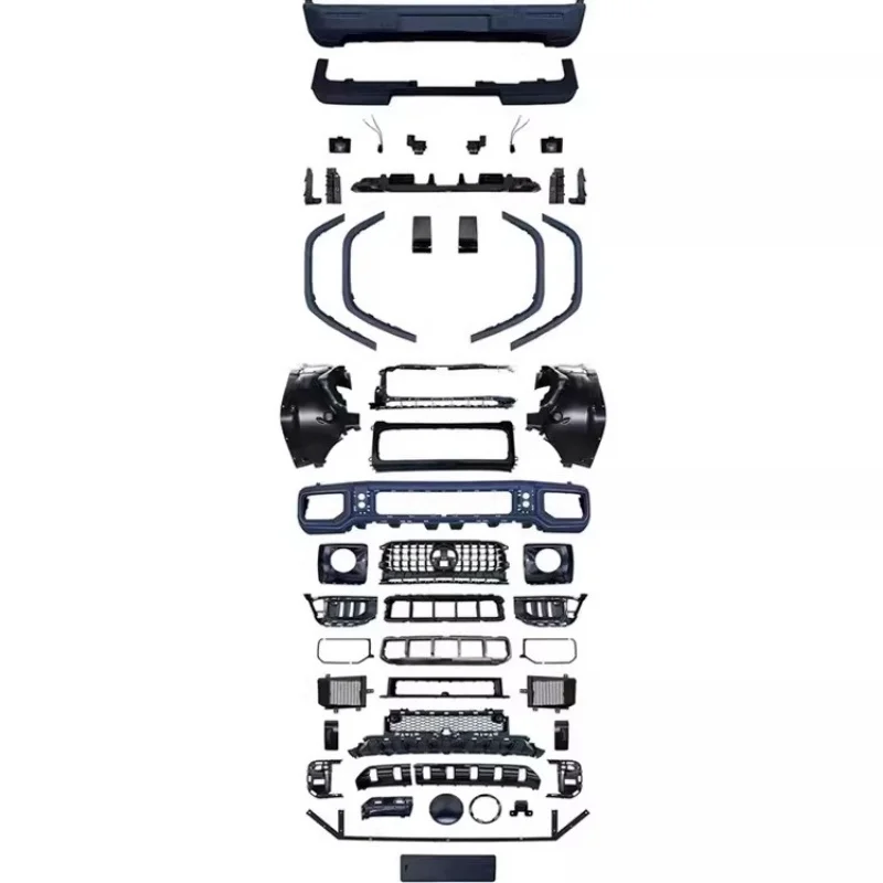 

Car Surround for Mercedes-Benz W464 2020-2024 modified front rear bumper grille eyebrow fog lamp frame headlight cover assembly