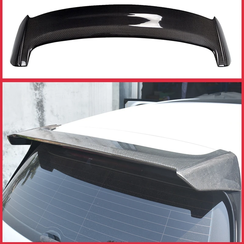 

High quality Carbon Fiber Rear Roof Spoiler Wing Window Tail Wings For VW for Volkswagen GOLF 7 for MK7 GTI R 2014-2017