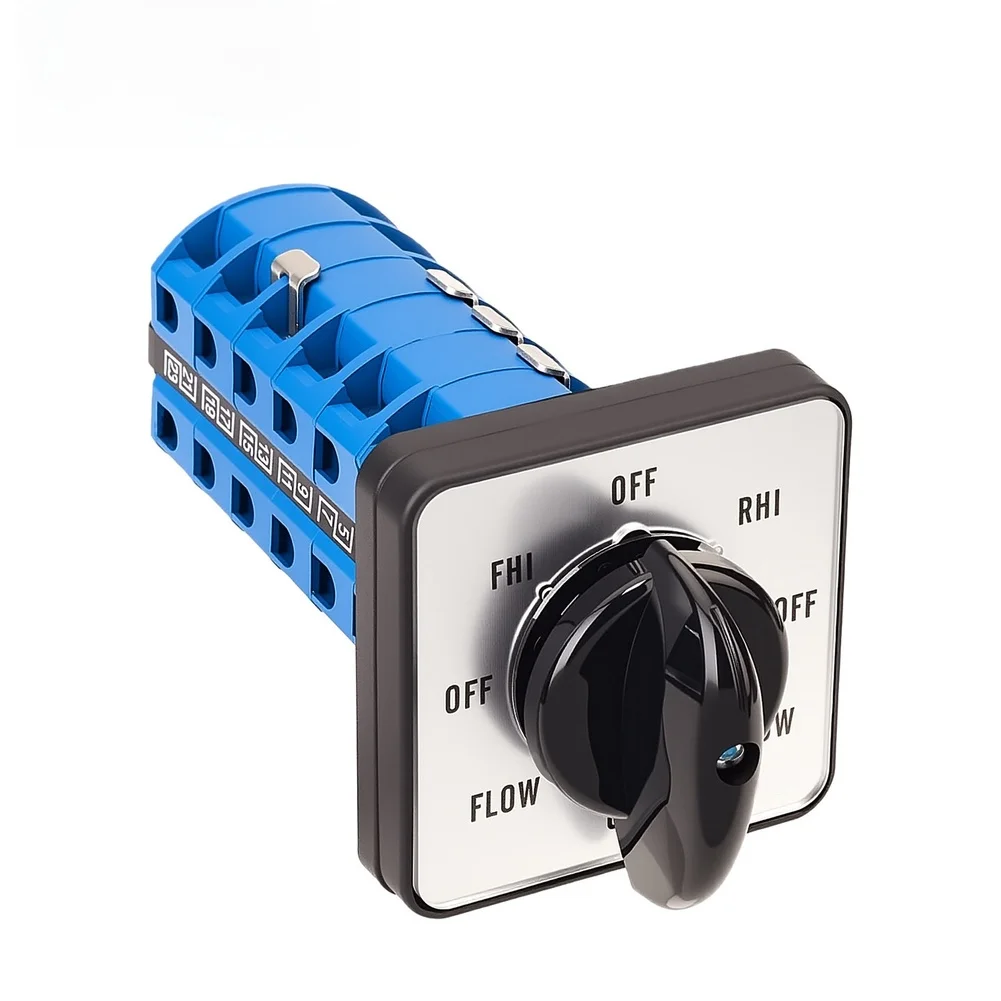 8 Velocity 6 Section Forward Reverse Changeover Switch For Milling Machine AC440V DC240V Industrial Rotary Control