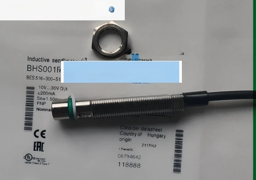 

High-voltage proximity switch BHS001F BES 516-300-S135-D-PU-05 withstand pressure 500 bar