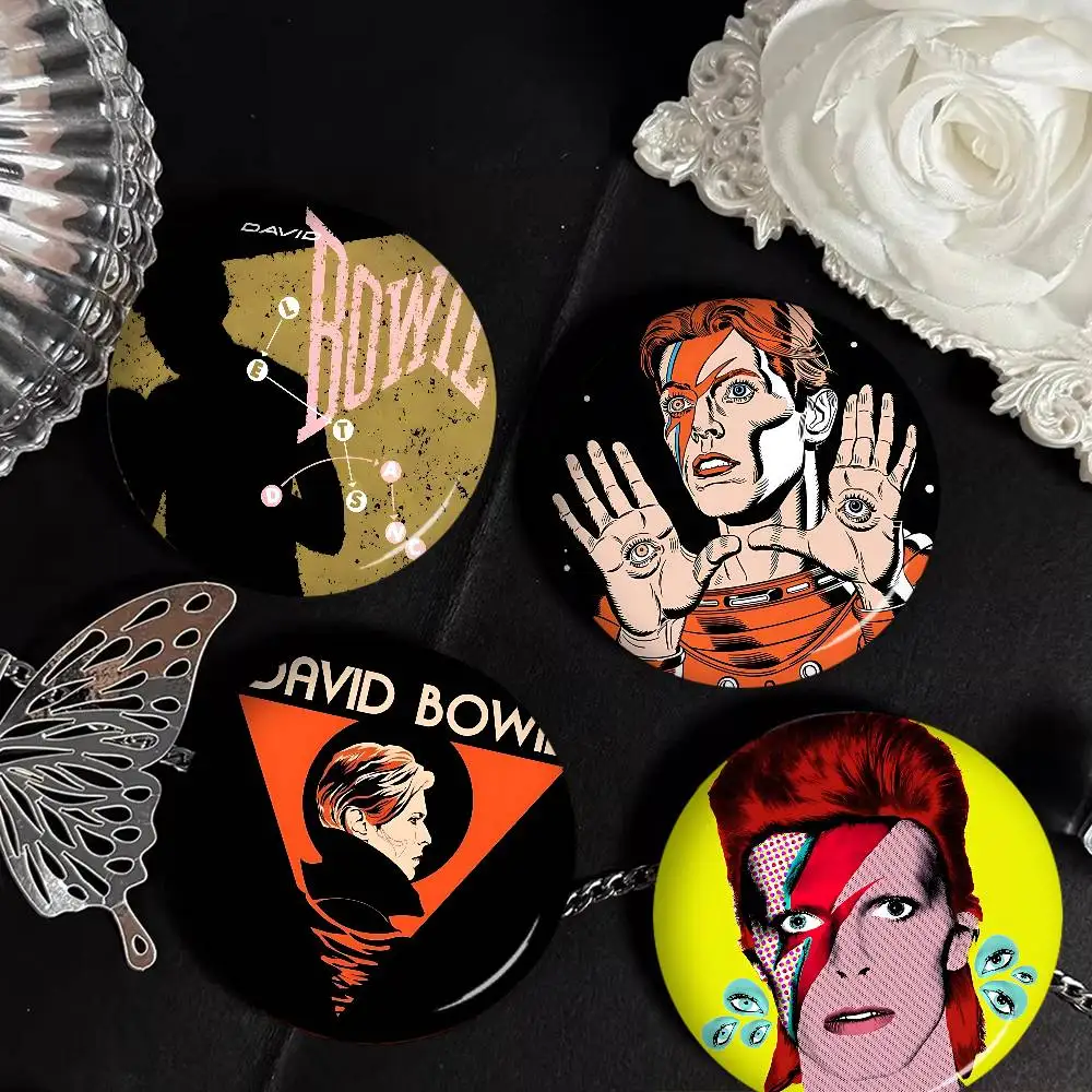 Hot Singer D-David B-Bowie Anime Brooches Cute Cartoon  Badge Jacket Jeans Lapel Pin Gift Accessorie