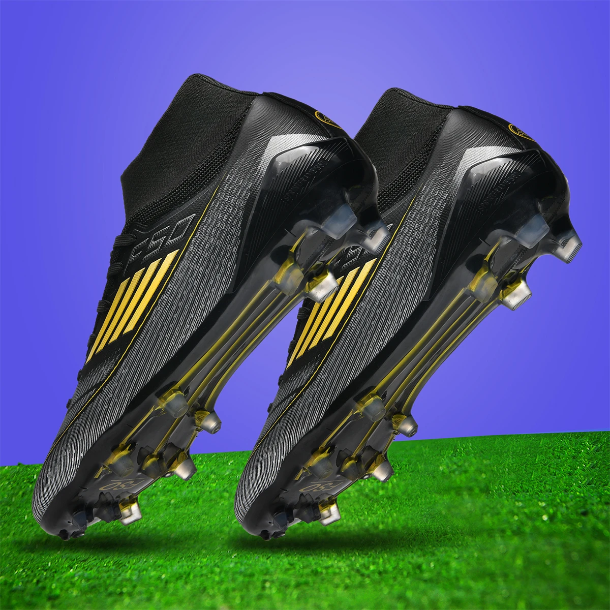 

Men's football shoes professional grade FG long nail anti slip breathable suitable for all seasons