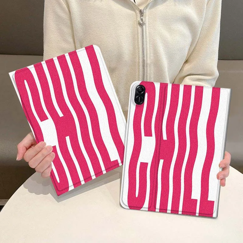 

CHILL Text Creative Design For Honor Magic Pad 6 7 X8 V6 V7 Pro V8 X9 8 V8 9 13 X8a 2 V9 GT X9a X9 GT2 13.3 Inch Tablet Case