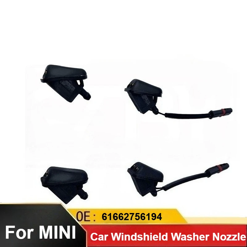 

Форсунка омывателя лобового стекла с подогревом для MINI R55 R56 R57 R60 R61 61662756194, сменные аксессуары для насадки стеклоочистителя переднего стекла