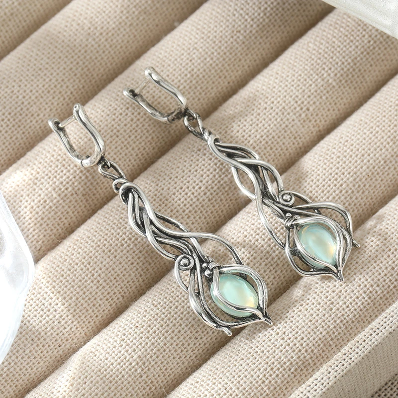 Eleganckie kolczyki w stylu bo – Opal Earrings Dangle recenzja i cena