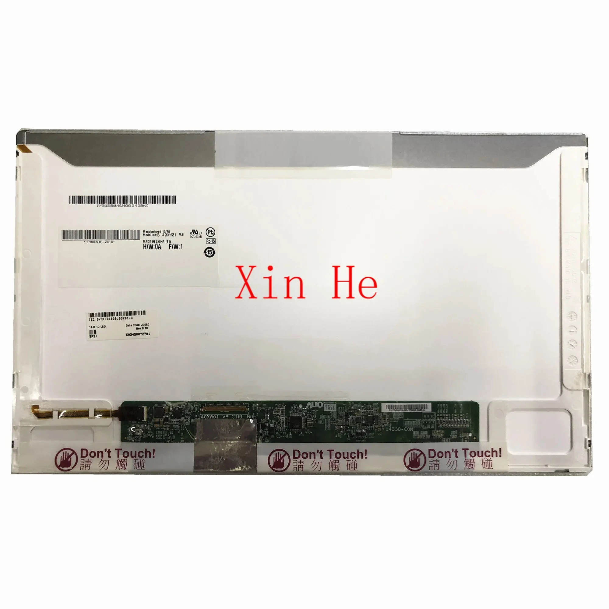 B140XW01 V.6 Fit LTN140AT26 N140B6-L08 L06 HSD140PHW1 HB140WX1-101 HB140WX1-100 B140XW01 V.0 V.1 V.8 N140BGE-L21 L11 L12 40 Pins