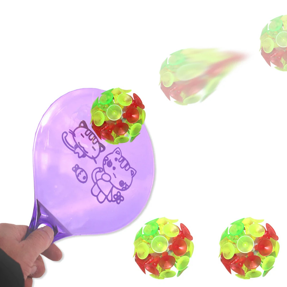 4 pezzi giocattolo palla creativo interattivo multicolore giocattolo per feste giocattolo giocattolo di aspirazione palla a ventosa per bambini ragazza