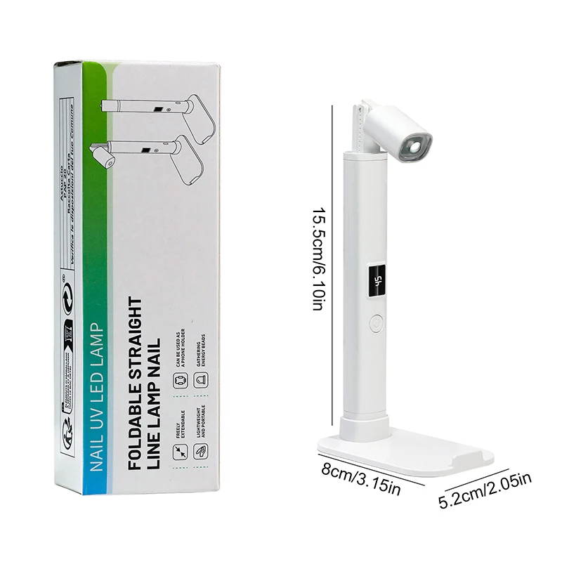 Portable Nail Dryer Lamp UV LED Nail Light For Curing All Gel Polish USB Rechargeable Quick Dry Manicure Machine Nail Art Tools