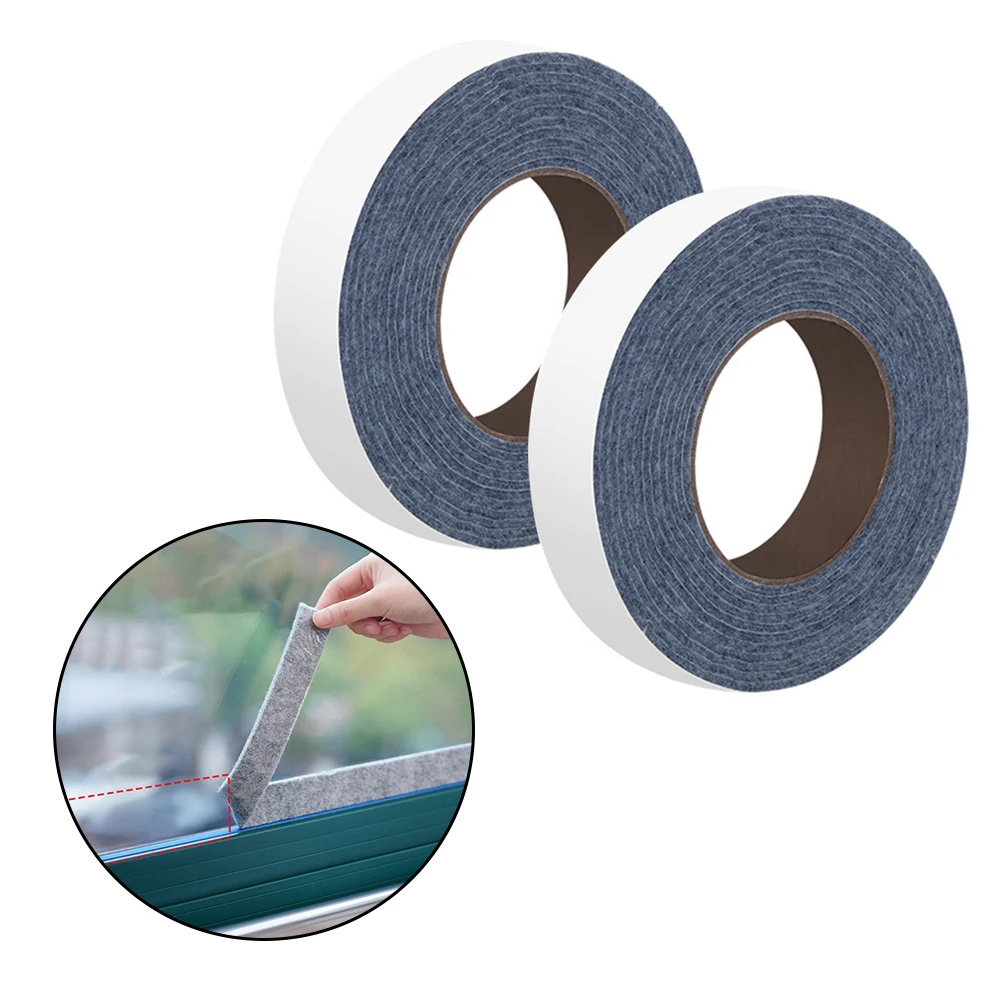 Window Anti-Condensation Strip Felt Glass Water Absorption Tape Thickened 4.5mm 3cm X 8m Grey For Kitchen Windows