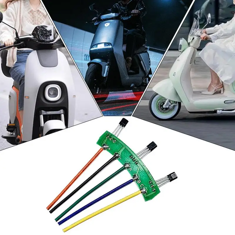 Hall Effect Sensor Circuit Board Hall Sensor for Vehicles Electric Scooter Motor Hall Sensor Board Cable Hall Plate Component