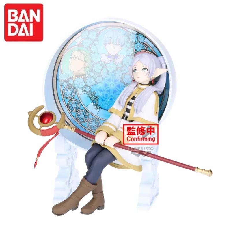 Em estoque original bandai além do fim da jornada glasscape-freren samambaia anime figuras de ação modelo brinquedos ornamento de mesa presentes