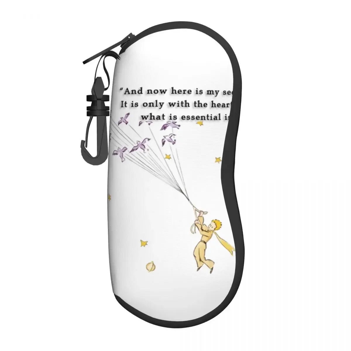 The Little Prince Sunglasses Soft Case Neoprene Zipper Fairy Tale Fiction France Shell Eyeglass Case Protective Box For Glasses