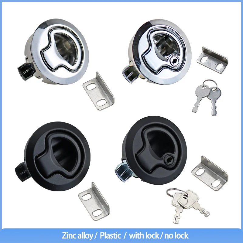 

Zinc Alloy or Plastic Internal External Push-Type Embedded Pull Hand Lock Trailer Tent Car Panel Industrial Lock