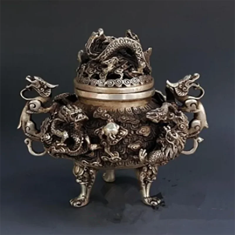 High Quality Imitation Xuande Furnace Antique Bronze Ware Incense Burner Craft Supplies Home Decorations Room Decor Decoration