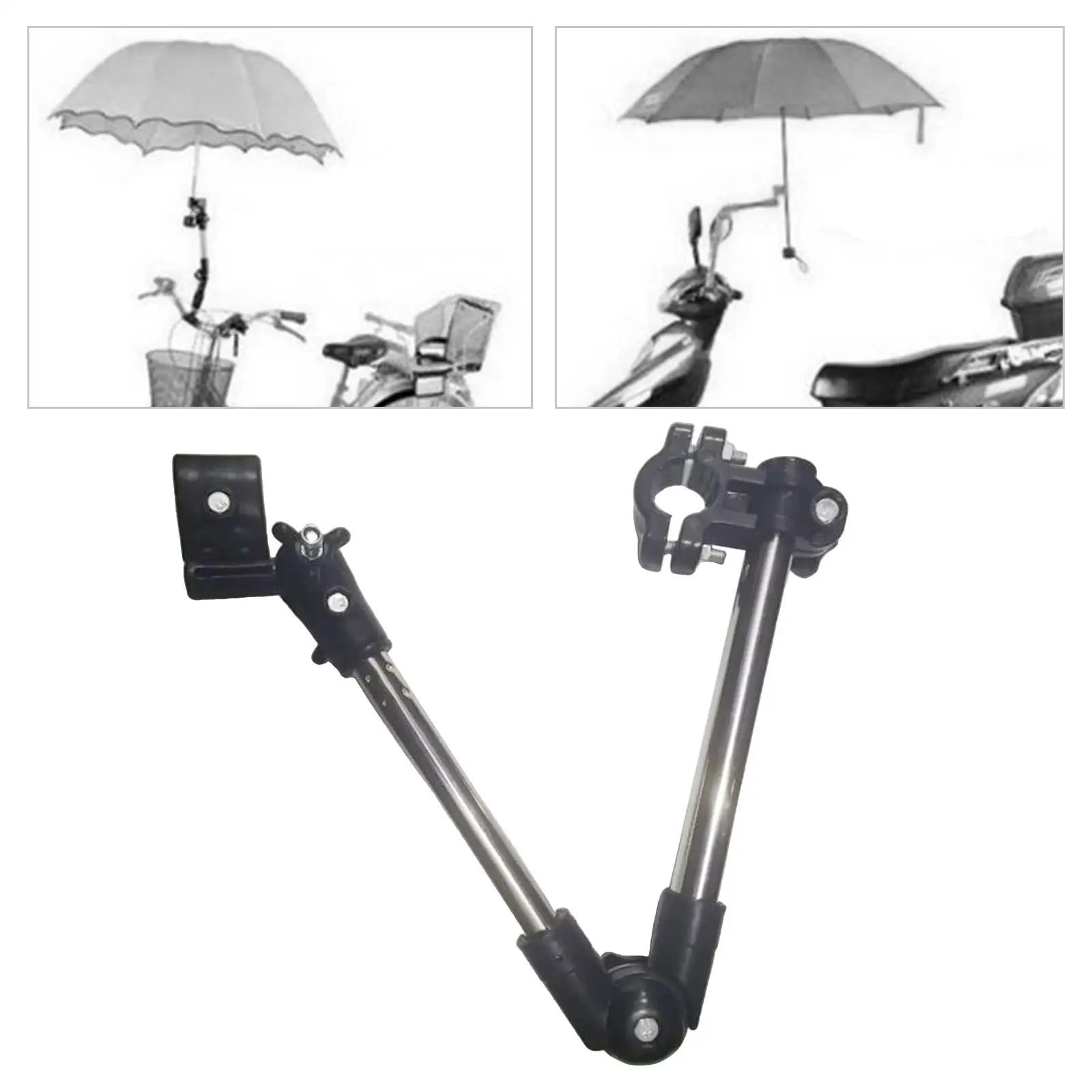 حامل مظلة الدراجة الصلبة حامل دعم المظلات #4