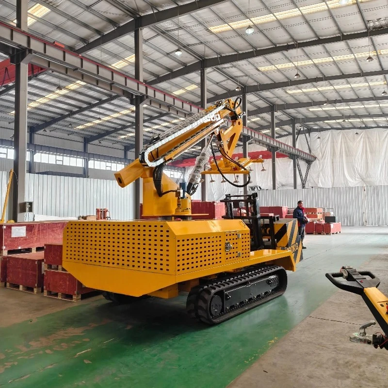 Customized Heavy Duty Diesel Crawler Vehicle For Solar Panel Installation Project
