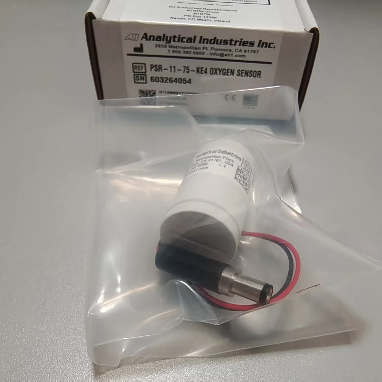 PSR11-75-KE4 O2 Sensor compatible with CareFusion Vela Oxygen Sensor