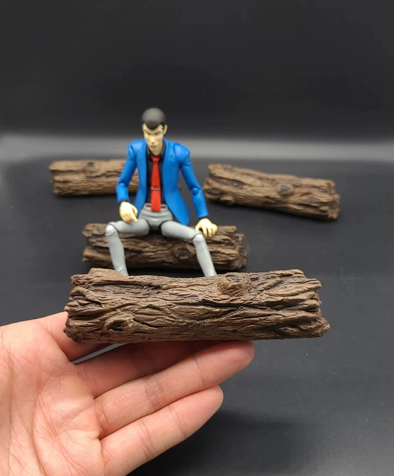 1/12 Scale Diorama Scene Prop Dead Tree Trunk High Detail Model Accessory Fit 6 Inch Action Figure Soldier Model