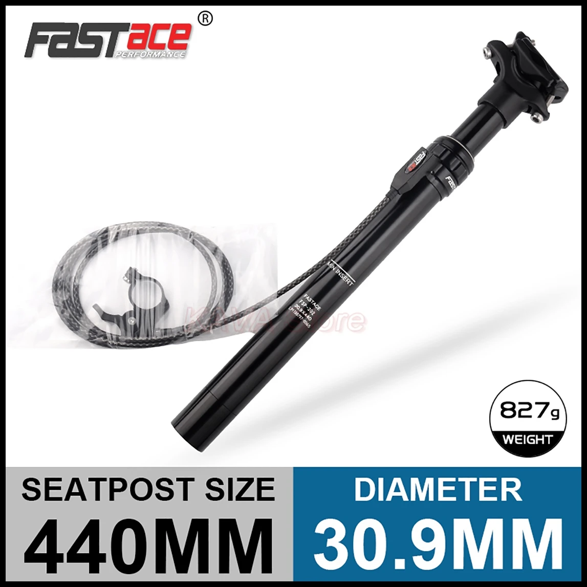 Fastace FSP301 302 303 MTB Zadelpen Externe Interne Kabel Mountainbike Dropper Afstandsbediening Verstelbare Hoogte Fiets Onderdelen