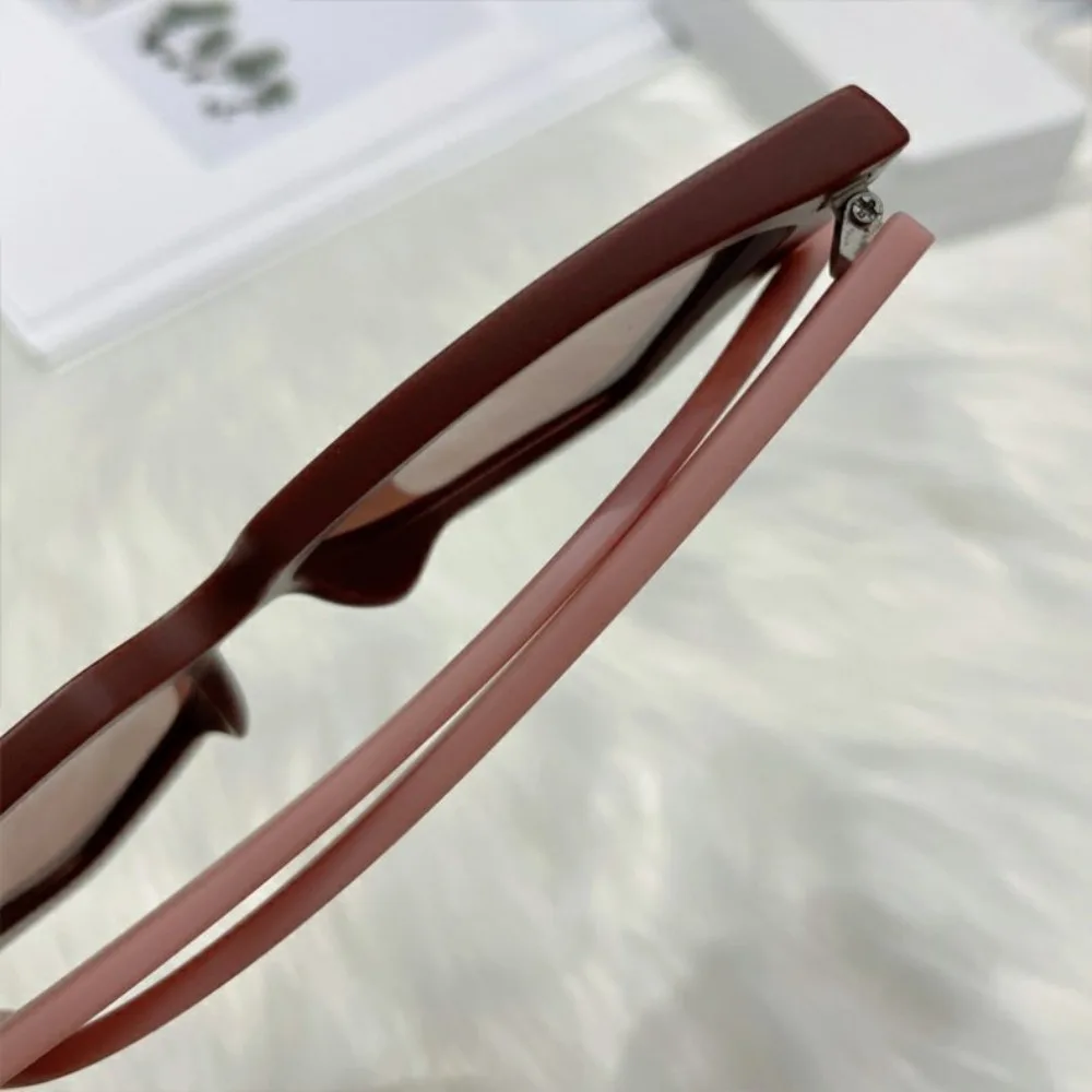 

Vintage Luxury Cat Eye Sunglass Triangle Large Frame Female Eyewear Popular Designe UV Resistant Sun Shades Glasses