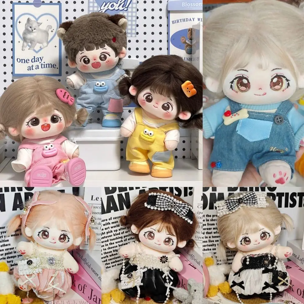 

Casual 20cm Cotton Doll Doll Skirt Hand-made Multiple Styles Dolls Clothes Replacement DIY Princess Dresses Doll