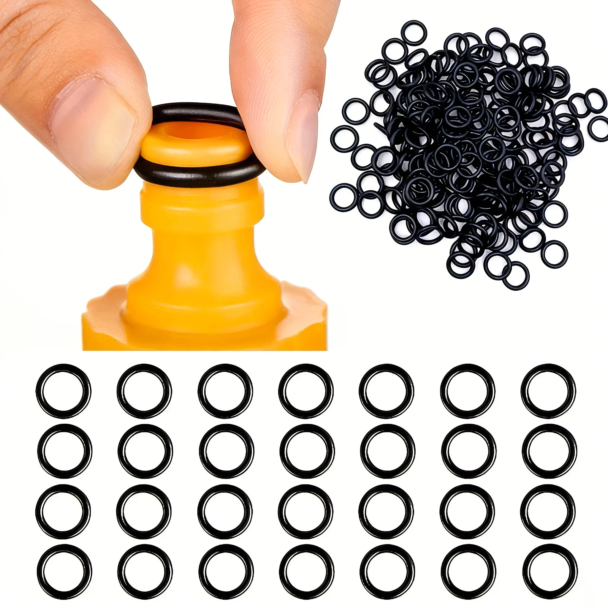 O Ring For High Pressure Washer 1 In 4 Inch 3 In 8 Inch M22 Quick Disconnect Fitting Gasket Washer Seal O Ring Rubber Set