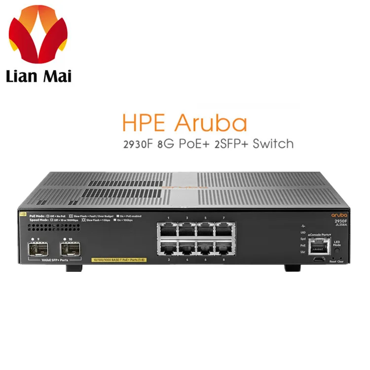 Aruba 8 Port managed network Ethernet Switch JL258A