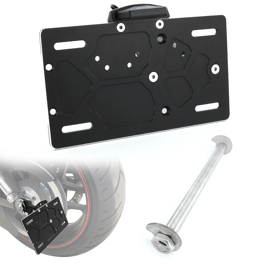 

Motorcycle Side Mount License Plate Holder Bracket Fender Eliminator kit V-ROD / Night Rod Special 2002-2017 For Harley Davidson