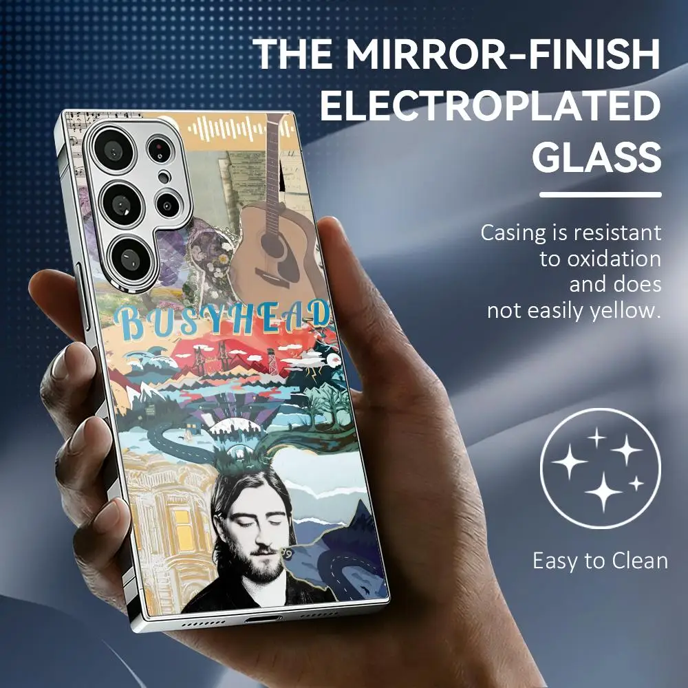 N-Noah K-Kahan Singer Folk Phone Case For Samsung Galaxy S25 S24 S23 Ultra Electroplated Metal Frame Shockproof Cover Phone Case