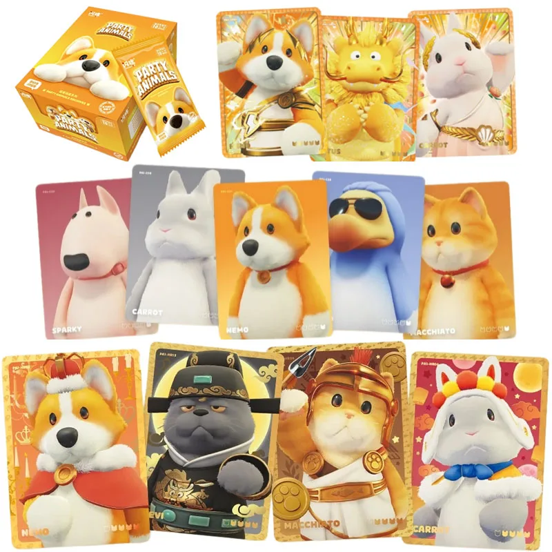 

НОВИНКА: Коллекционные карточки Party Animals, серия Beast Archive, версия Shine, Nimo Detective SP, аниме-игры, боевая коллекция, карточная игрушка