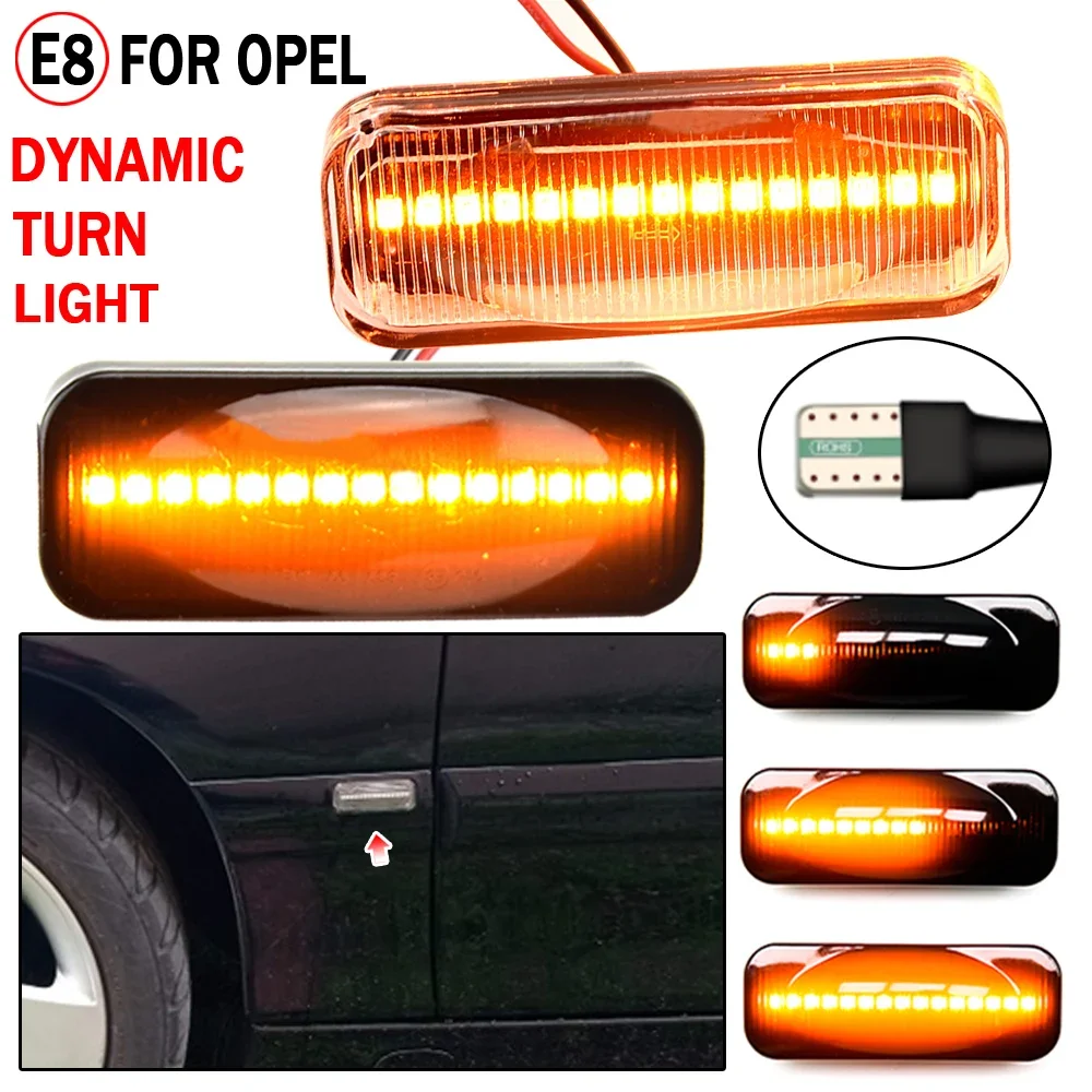 For Opel Omega B B1 B2 Stufenheck Caravan 1994-2002 2003 Car Led Light Dynamic Turn Signal Side Marker Blinker Indicator Lamp