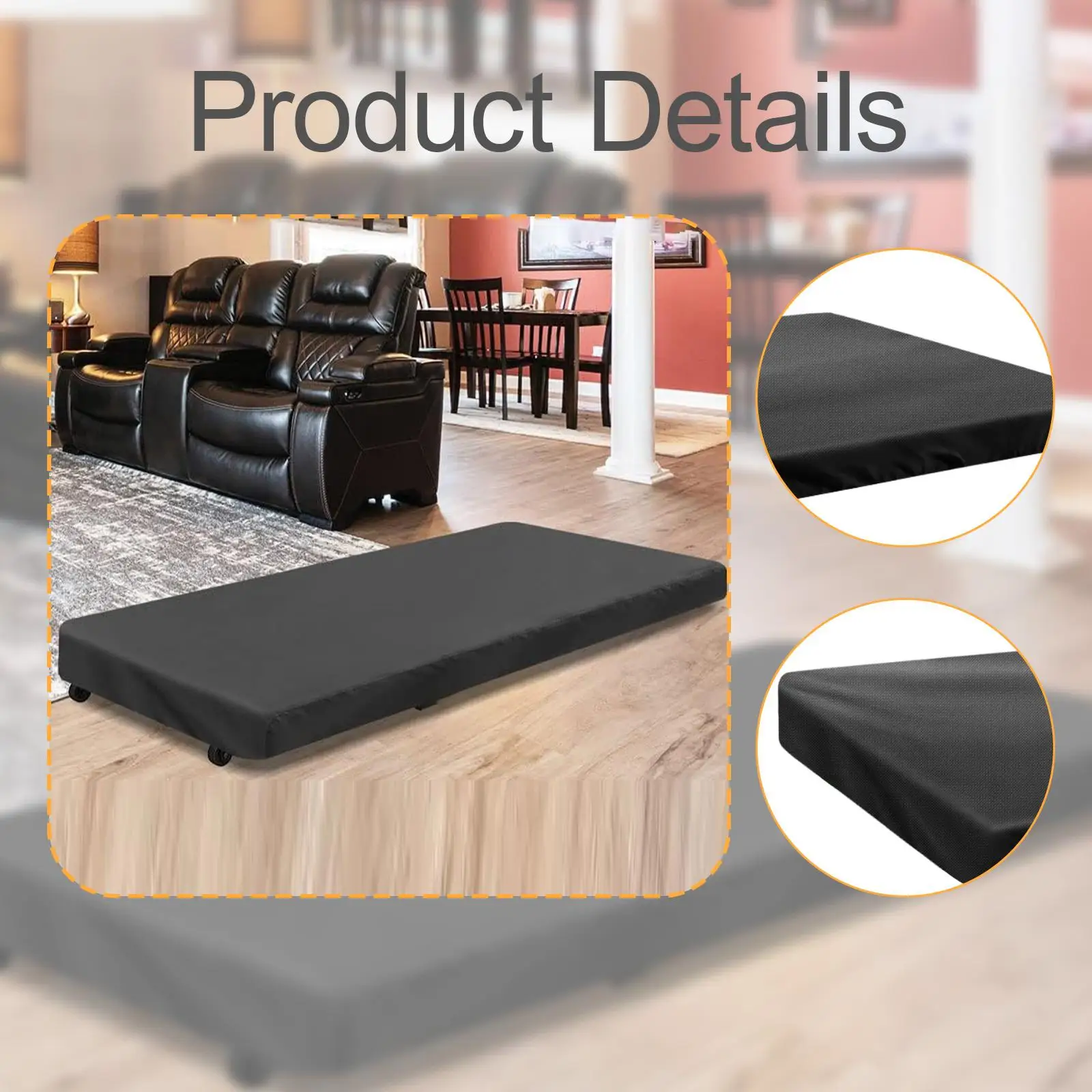 Under Desk Treadmill Dustproof Cover Portable Exercise Machine Protector Oxford Cloth for Office Home Workouts