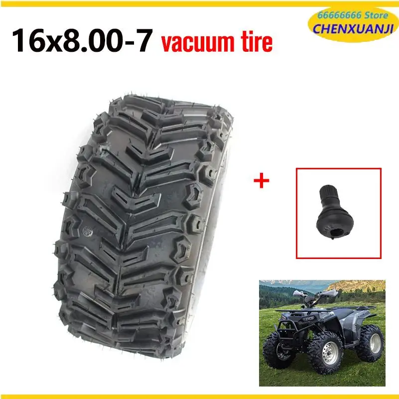 

16x8.00-7 vacuum tires are suitable for beach buggy kart small four-wheel 16x8-7 tire replacement