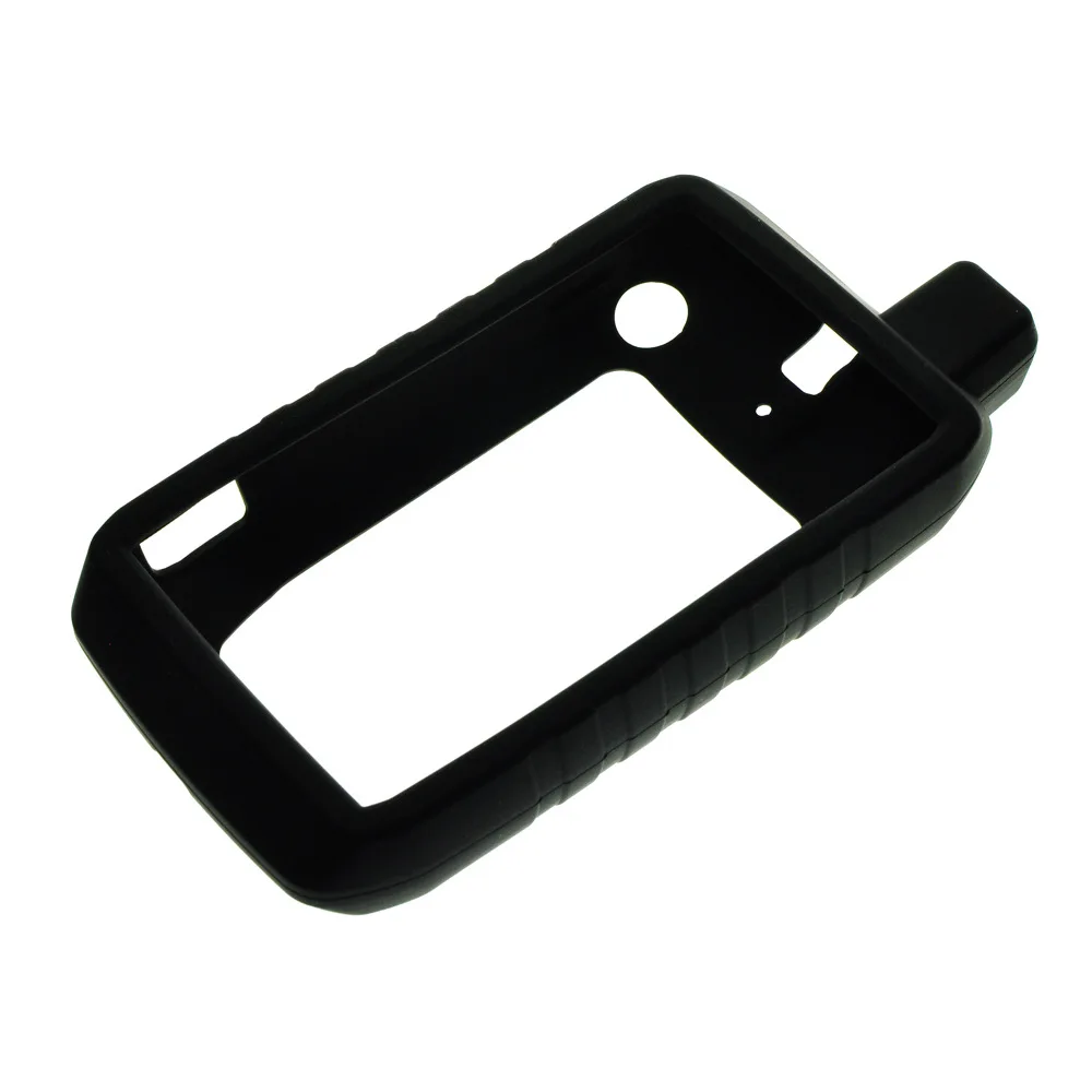 Silicone borda macia escudo pára-choques capa protetora caso protetor de tela filme para garmin montana 700 750 700i 750i gps acessórios