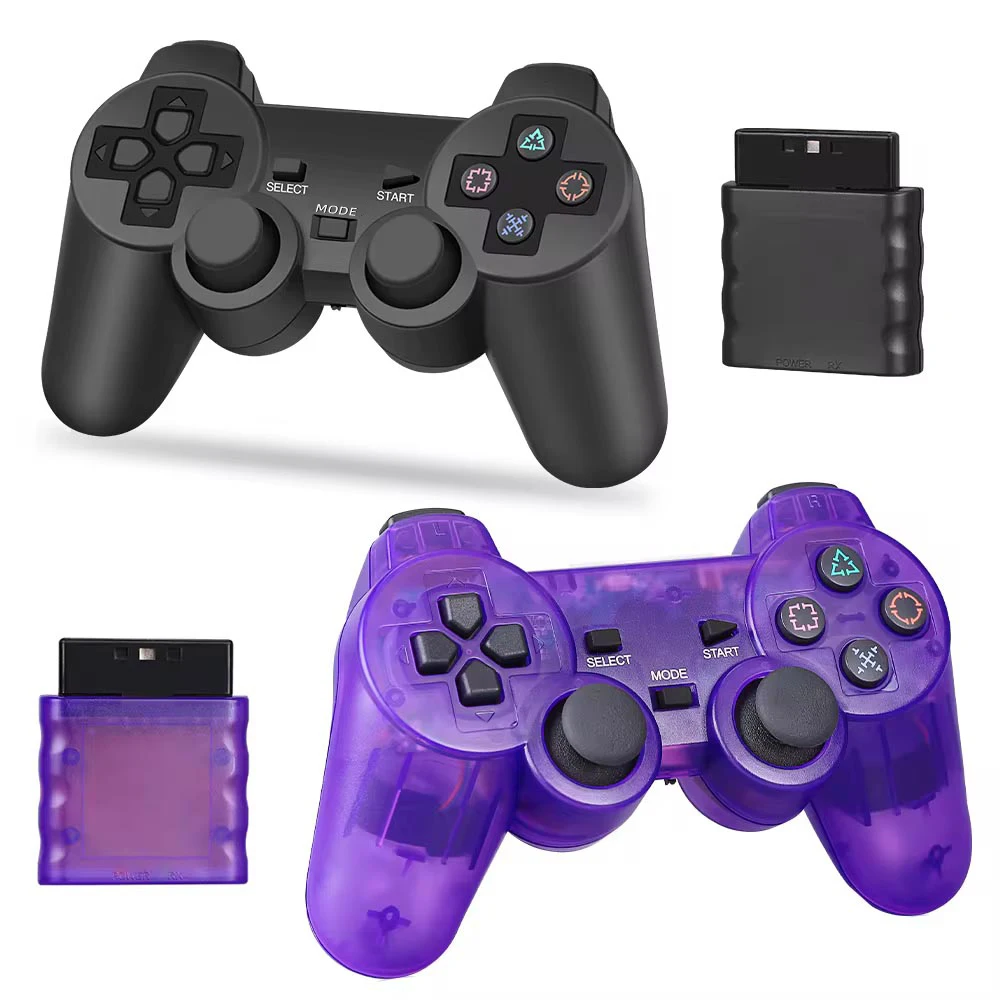 Wireless Controller For PS2/PS1 Gamepad Dual Vibration Shock For Sony Playstation 2 Joypad Joystick Controle USB PC Game Console