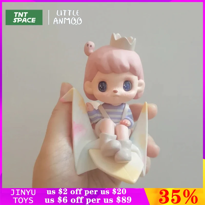 

Original TNT SPACE ANMOO Dream Series Hanging Cards Cute Anime Action Figure Limited Edition Cartoon Designer Doll Collection