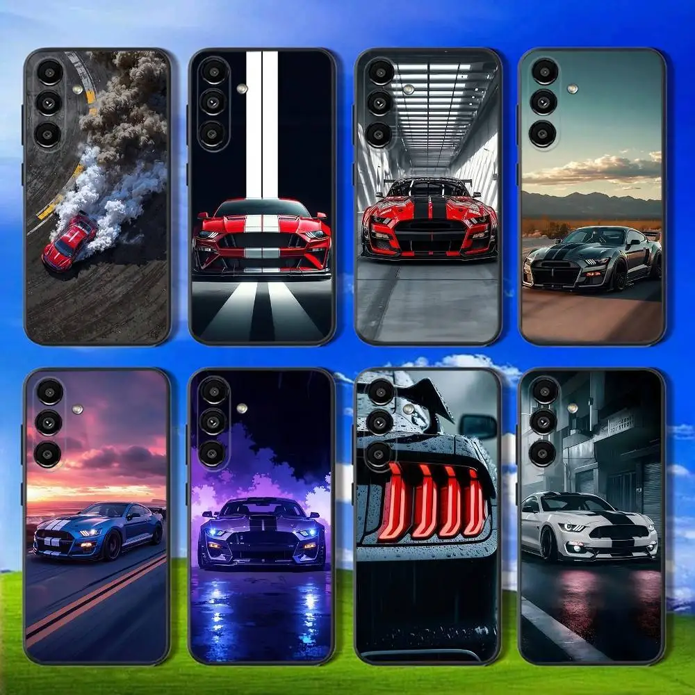 

M-Mustangs Car Phone Case For Samsung Galaxy A13,A21s,A22,A31,A32,A52,A53,A71,A80,Soft Black Shell