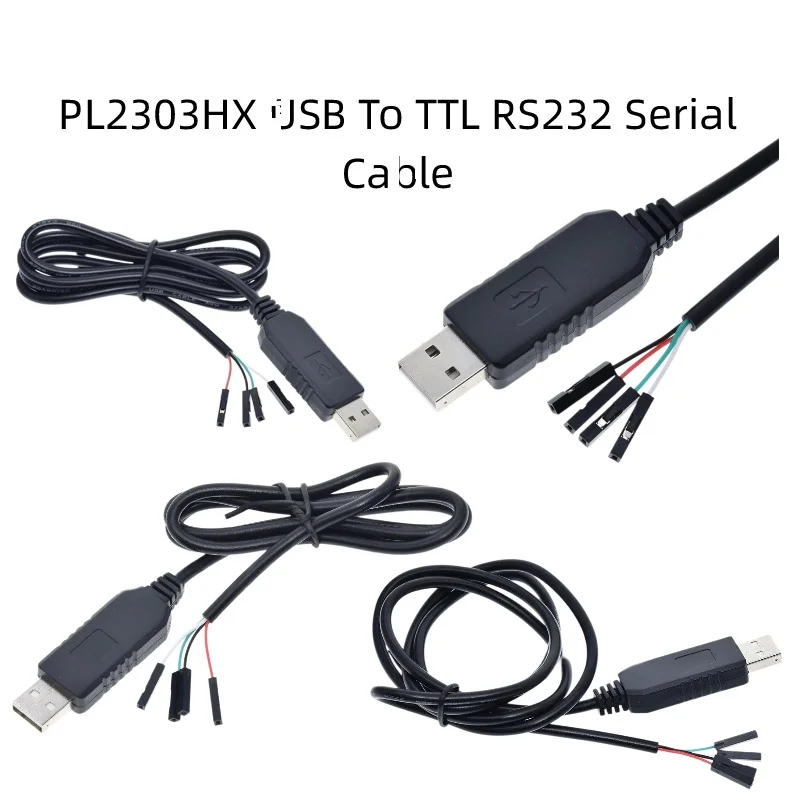 PL2303HX USB To TTL RS232 Serial Adapter Cable Upgrade Version Serial Debug Cable for MCU Arduino Electronic Project