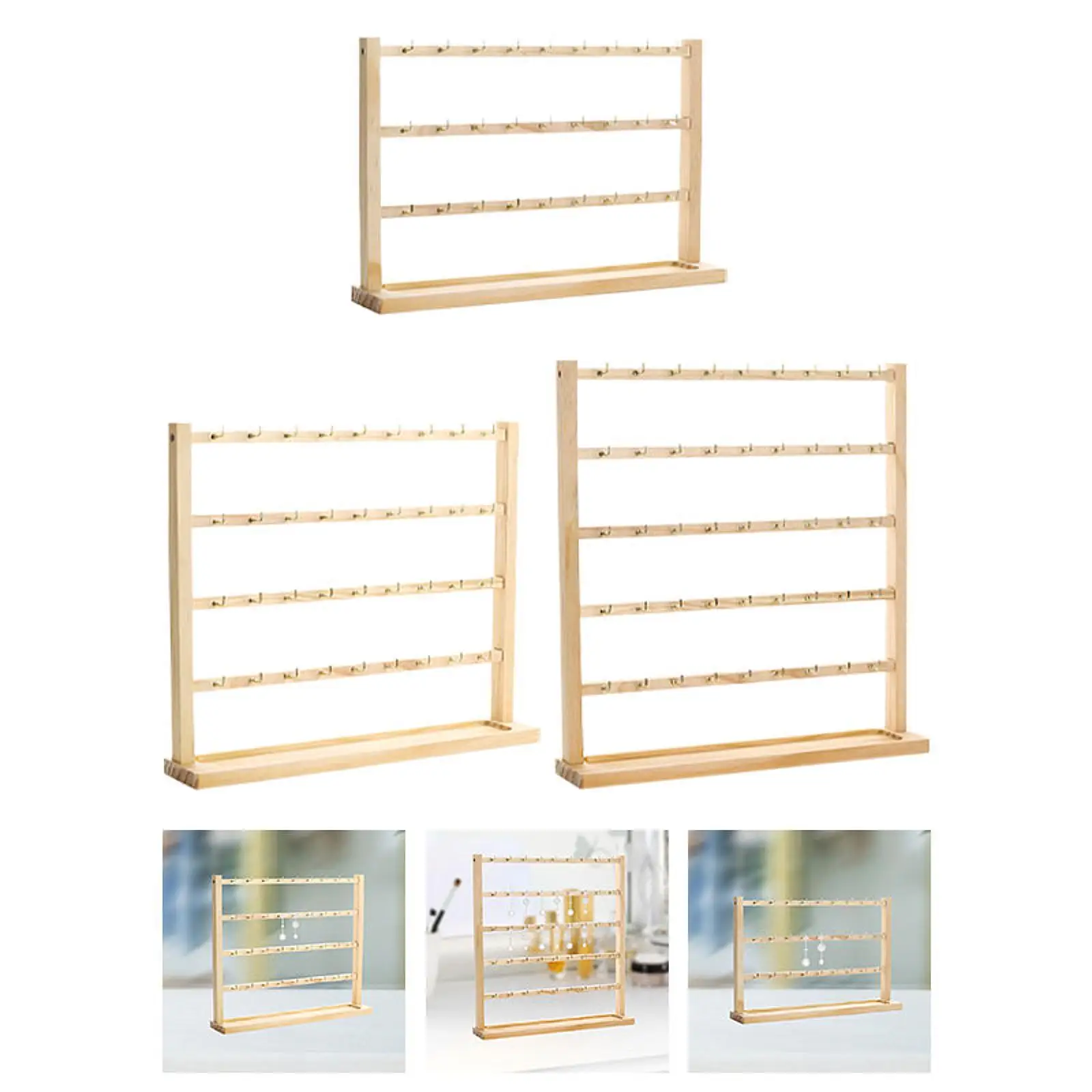 حامل عرض الأقراط وإكسسوارات منظم المجوهرات وديكور المنزل الإبداعي