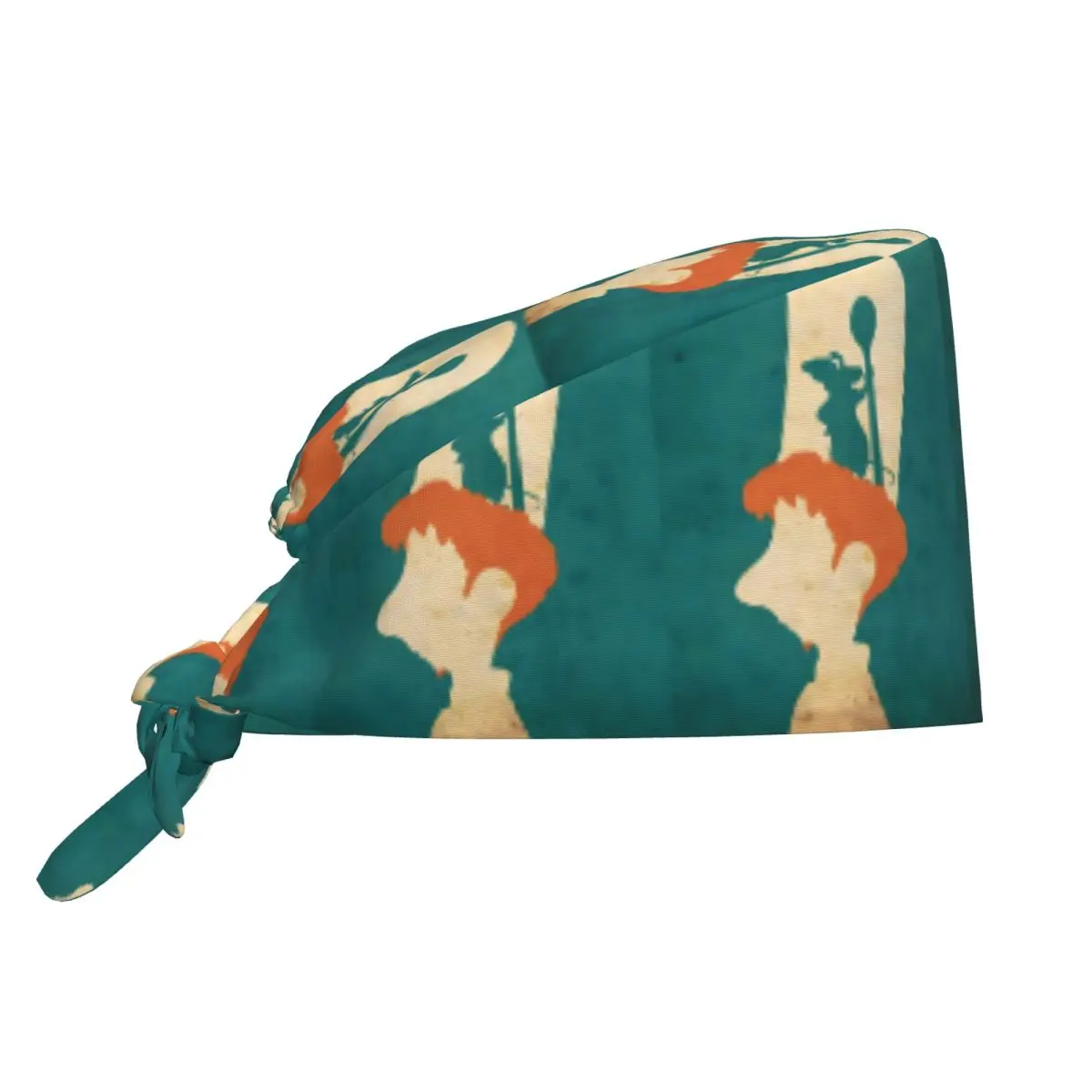 Gorro de trabajo Ratatouille ajustable personalizado para hombres y mujeres, gorros exfoliantes con dibujos animados de comedia, gorro para médico y cirujano para enfermera