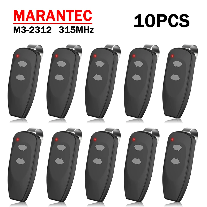 

Face-To-Face Cloning MARANTEC 315MHz Garage Door / Gate Remote Control MARANTEC M3-2312 M3-2314 M3-3313 Electric Gate Control