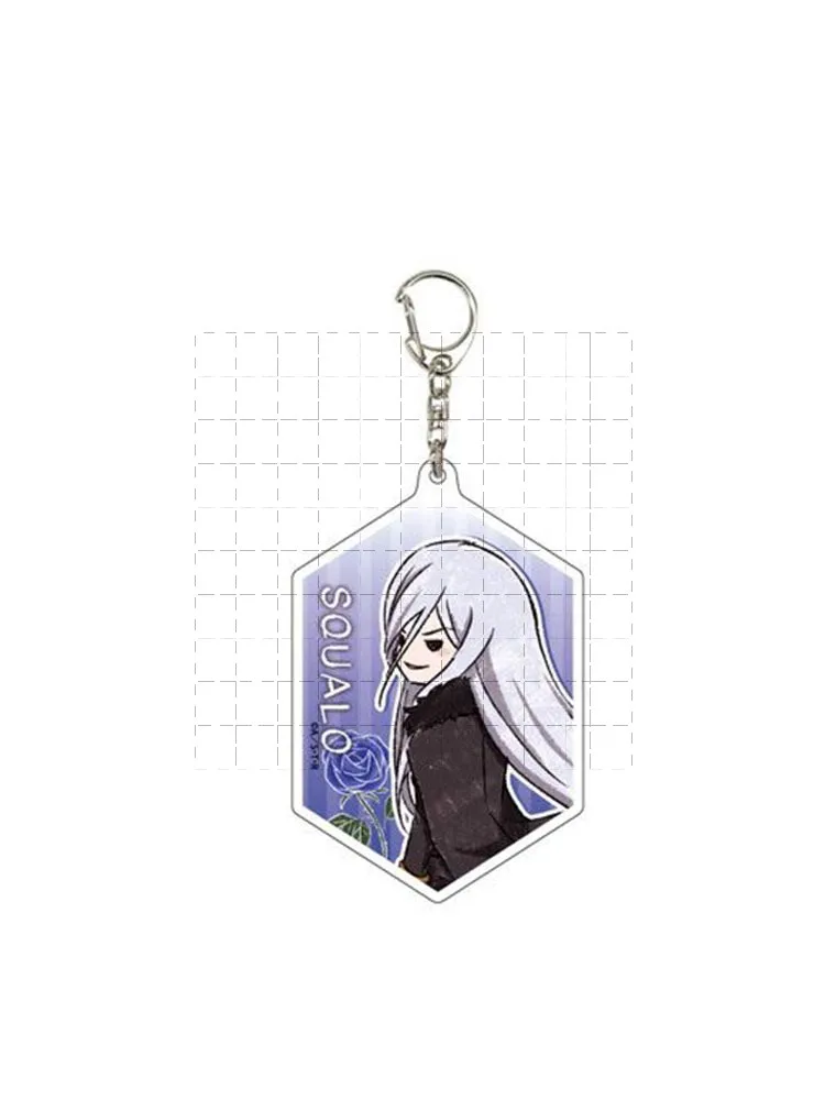 Аниме Levi XANXUS Lussuria Squalo Belphegor брелок кукла игра акриловый брелок кулон для подарка