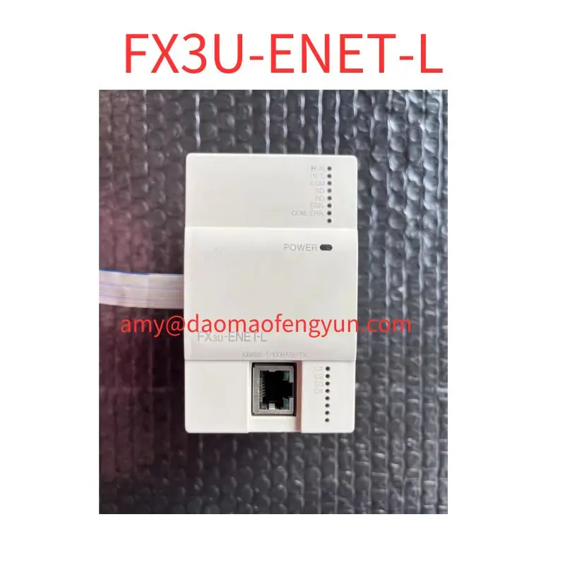 Used FX3U-ENET-L  Ethernet  module tested ok fast shipping