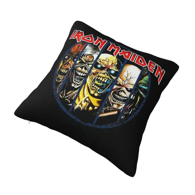 Custom Maidens Heavy Metal Iron Music Nordic Pillow Cover Car Cushion